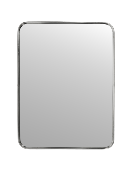 Espejo MIRROR, Acabado Plateado Cepillado - House Doctor