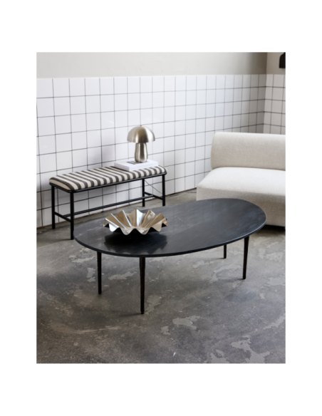 Mesa de Centro EDA, Mármol Negro - House Doctor