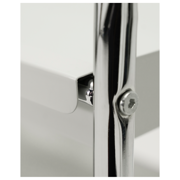 Carrito ROLL, Acabado Plateado -...