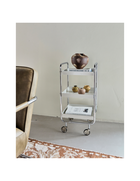 Carrito ROLL, Acabado Plateado - House Doctor