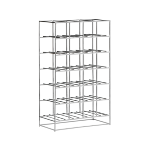 Estantería 24, Acabado Plateado - House Doctor