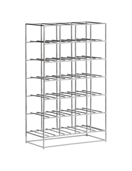 Estantería 24, Acabado Plateado - House Doctor