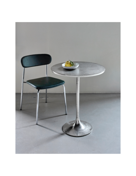 Mesa PAN Ø61 cm de Comedor, Acabado Plateado - House Doctor