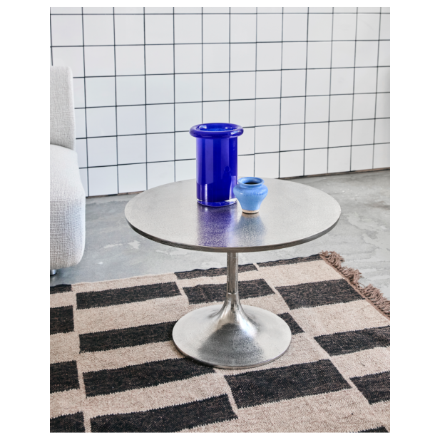 Mesa de Centro PAN, Acabado Plateado...