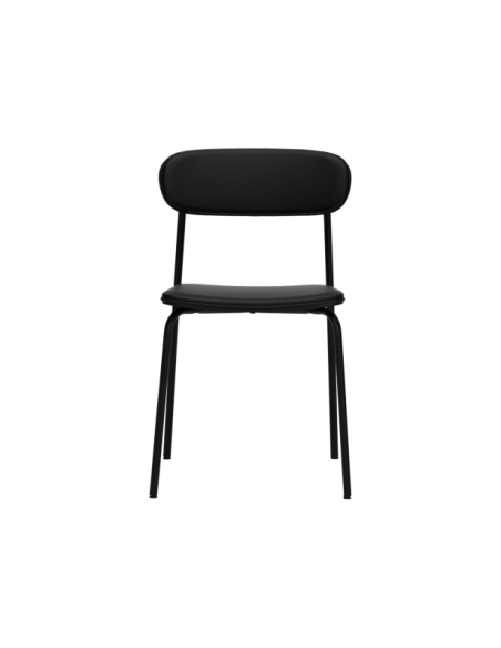 Set 2 Sillas POVA, Negro - House Doctor