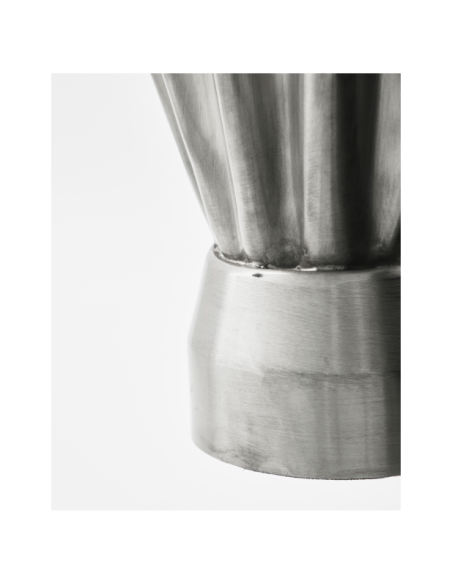 Jarrón FLOOD, Acabado Plateado Cepillado - House Doctor