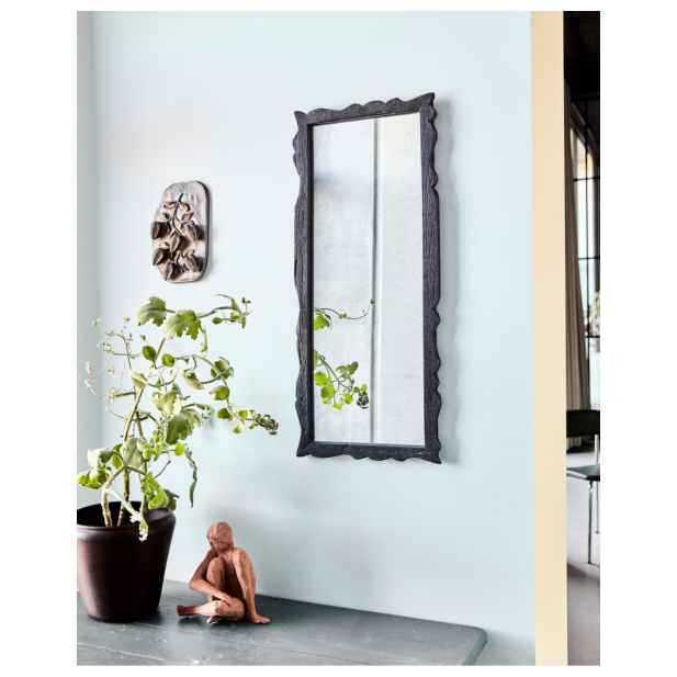 Espejo CARVE 75x31,5 cm, Marrón -...