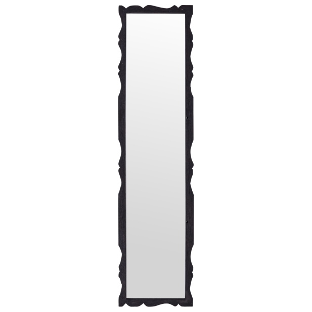 Espejo CARVE 130x32 cm, Marrón -...