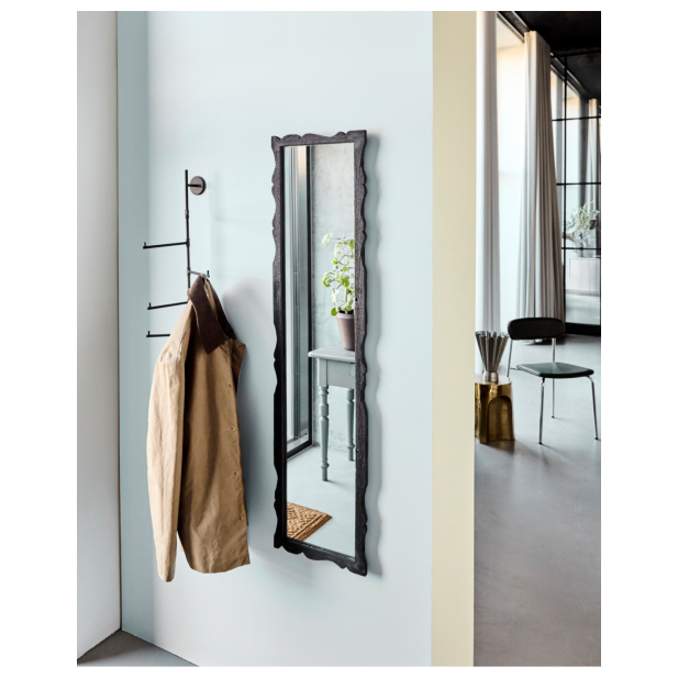 Espejo CARVE 130x32 cm, Marrón -...