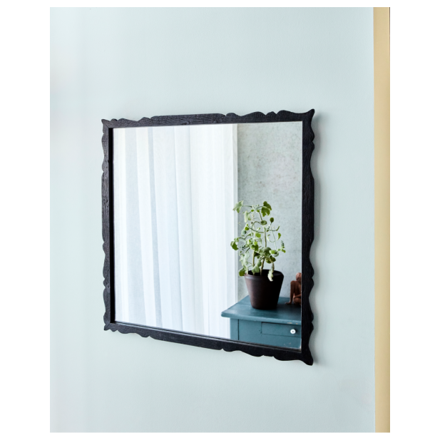 Espejo CARVE 75x75 cm, Marrón - House...