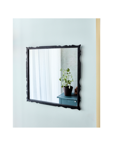 Espejo CARVE 75x75 cm, Marrón - House Doctor