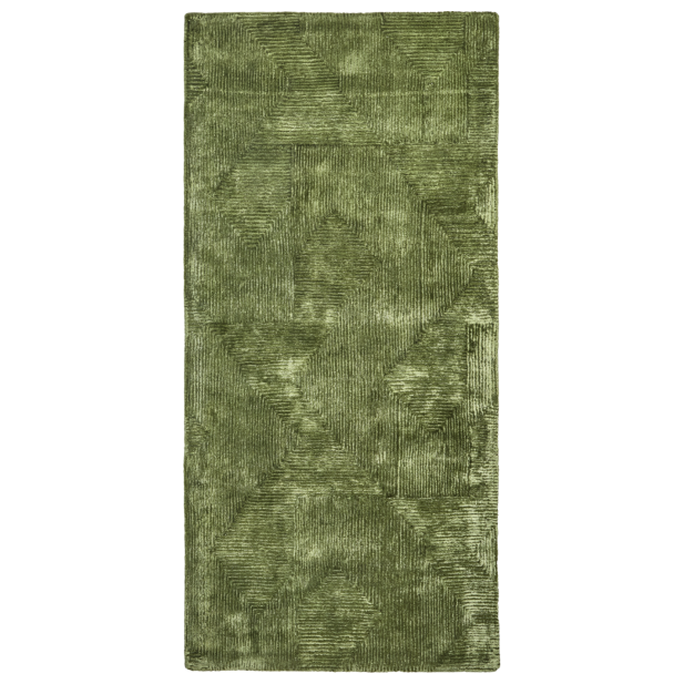 Alfombra SHINE 200x90 cm, Verde -...