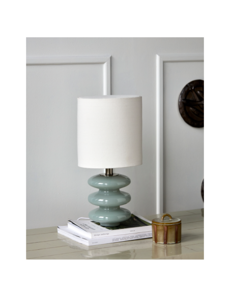 Lámpara de Mesa STEP S, Azul Claro / Blanco Roto - House Doctor