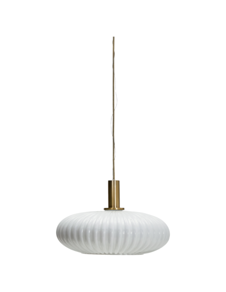 Lámpara de Techo FORT, Latón Antiguo / Blanco Roto - House Doctor