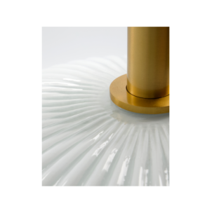 Lámpara de Techo FORT, Latón Antiguo / Blanco Roto -... 2