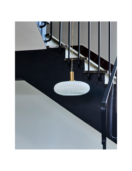 Lámpara de Techo FORT, Latón Antiguo / Blanco Roto - House Doctor