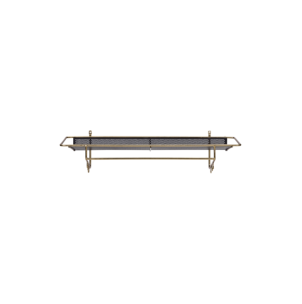 Estante WALLY, Acabado Latón Antiguo / Negro - House Doctor