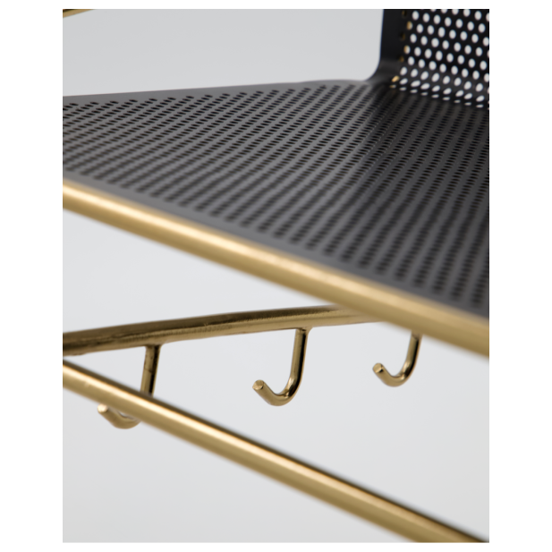 Estante WALLY, Acabado Latón Antiguo...