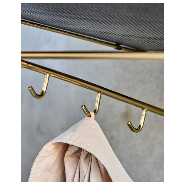 Estante WALLY, Acabado Latón Antiguo...