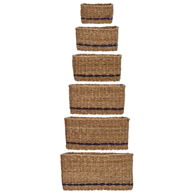 Set 6 Cestas de Almacenaje SQUARES,...