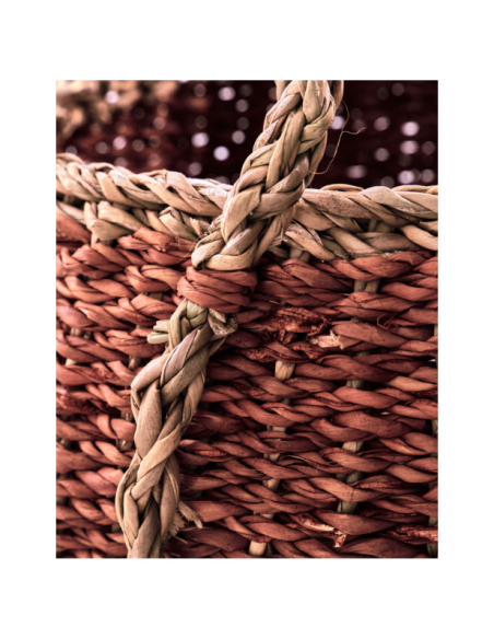 Set 2 Cestas de Almacenaje RANGI, Marrón - House Doctor