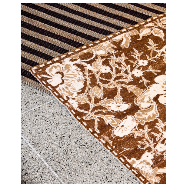 Alfombra BLOSS 230x160 cm, Marrón -...