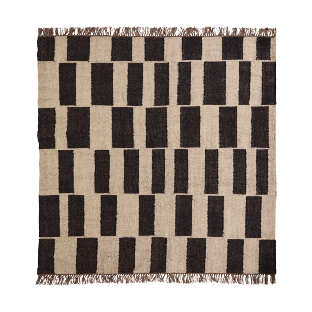 Alfombra GRAPH 180x180 cm, Negro...