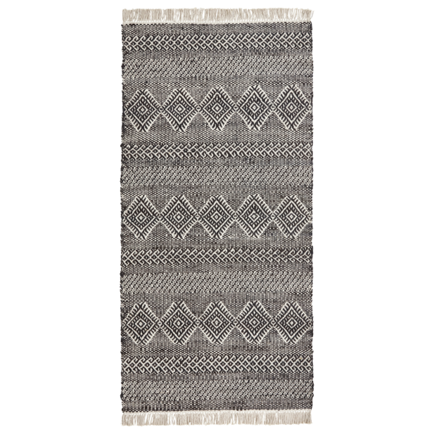 Alfombra ETHNIC 200x90 cm, Negro...