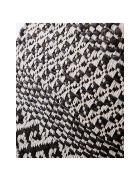 Alfombra ETHNIC 200x90 cm, Negro Natural - House Doctor