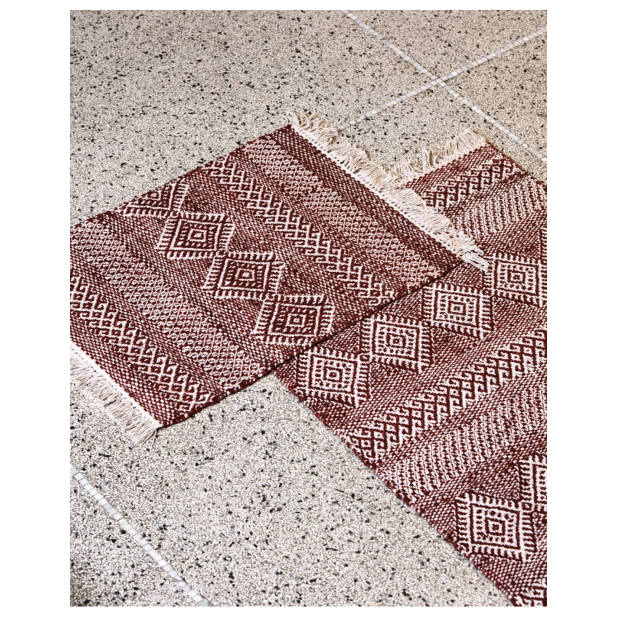 Alfombra ETHNIC 200x90 cm, Marrón...