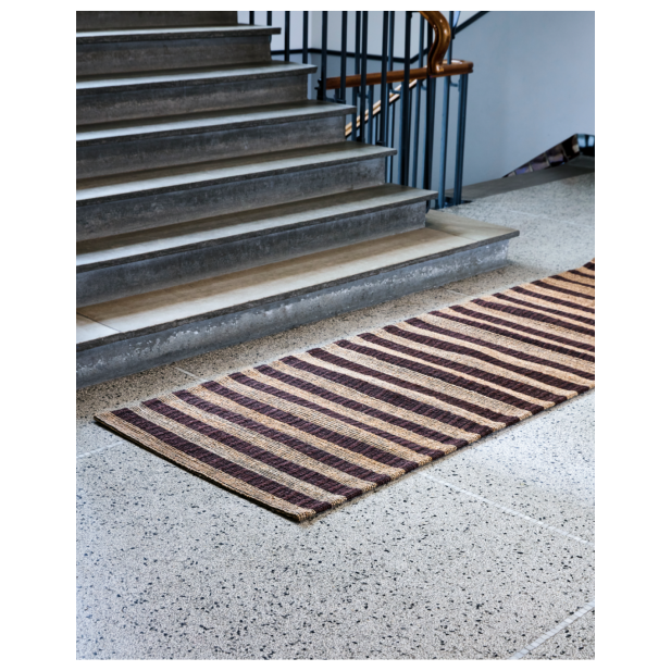 Alfombra BLOCK 300x90 cm, Marrón...