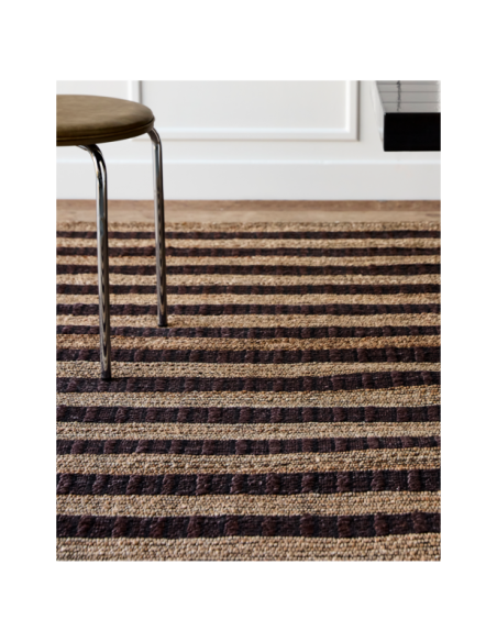 Alfombra BLOCK 230x260 cm, Marrón Natural - House Doctor