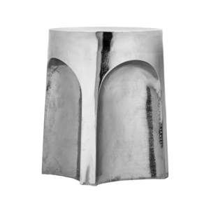 Mesita de Noche RIGA, Acabado Plateado - House Doctor