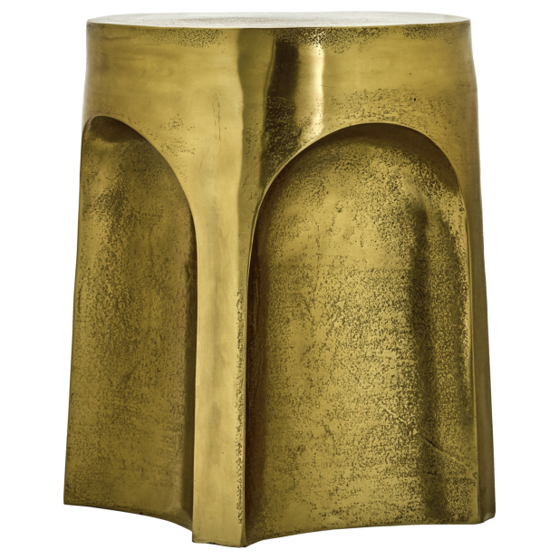 Mesita de Noche RIGA, Acabado Oro...