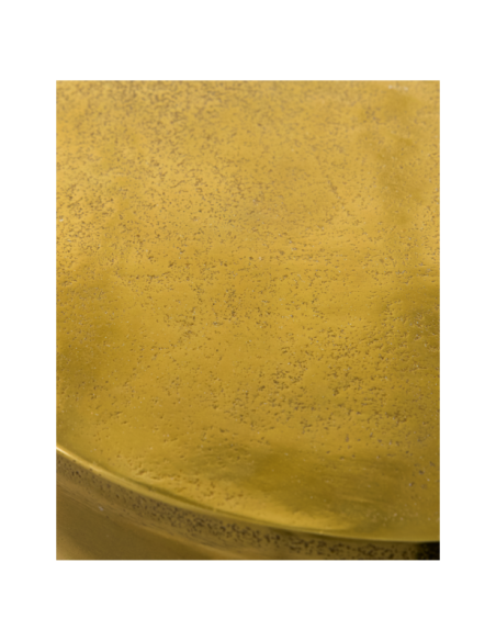 Mesita de Noche RIGA, Acabado Oro Envejecido - House Doctor