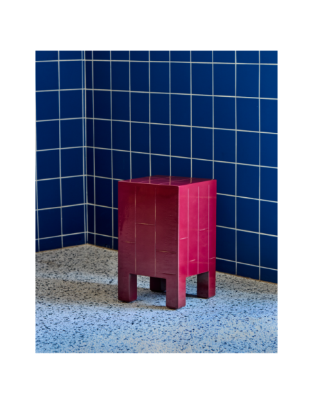 Mesita de Noche BRICK, Rojo - House Doctor