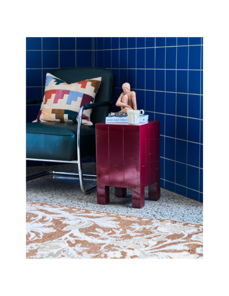 Mesita de Noche BRICK, Rojo - House Doctor