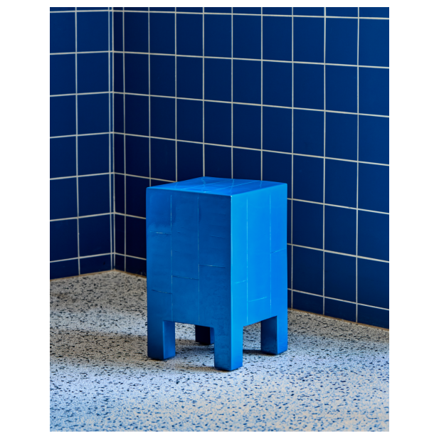 Mesita de Noche BRICK, Azul - House...