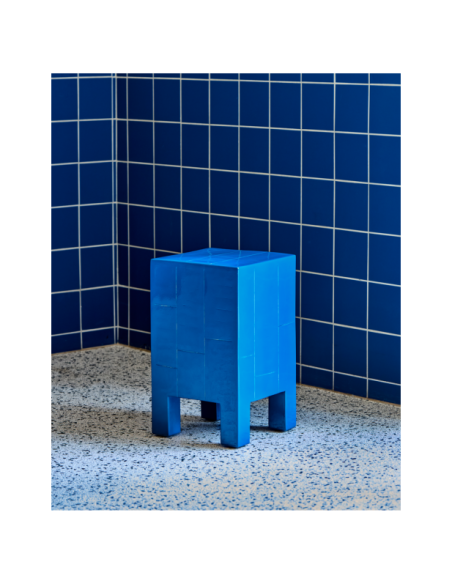 Mesita de Noche BRICK, Azul - House Doctor