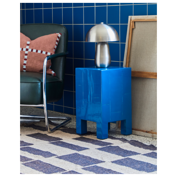 Mesita de Noche BRICK, Azul - House...