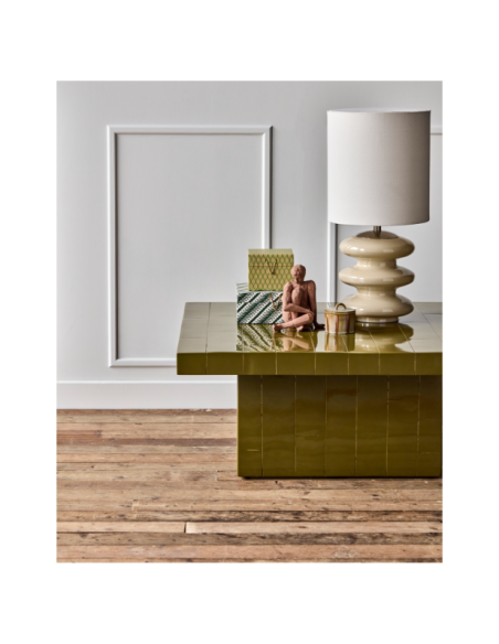 Mesa de Centro BRICK, Verde - House Doctor