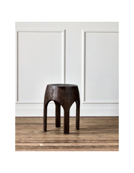 Taburete Bajo WODA, Mango Marrón - House Doctor