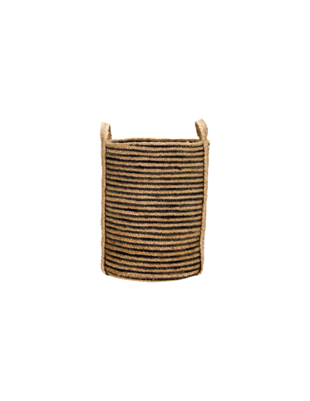 Set 3 Cestas de Almacenaje DUNGI, Negro / Natural - House Doctor