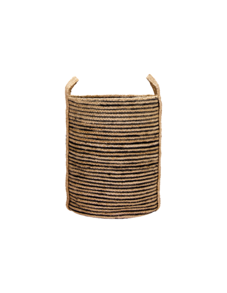 Set 3 Cestas de Almacenaje DUNGI, Negro / Natural - House Doctor