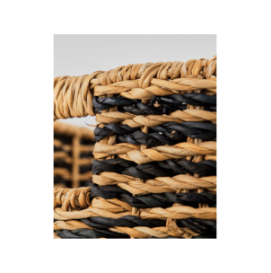 Set 2 Cestas de Lavandería CESTO, Natural / Negro - House... 2