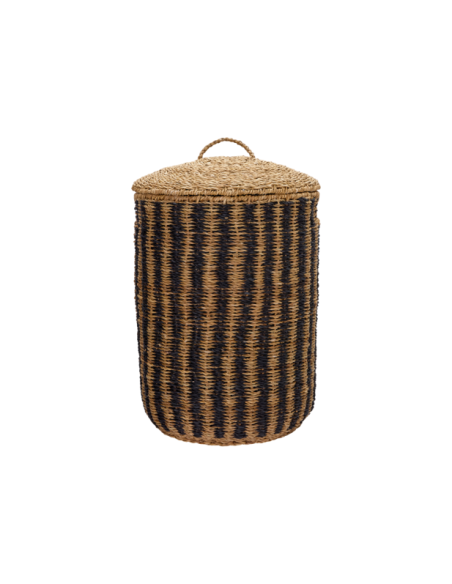 Set 2 Cestas de Lavandería CESTO, Natural / Negro - House Doctor