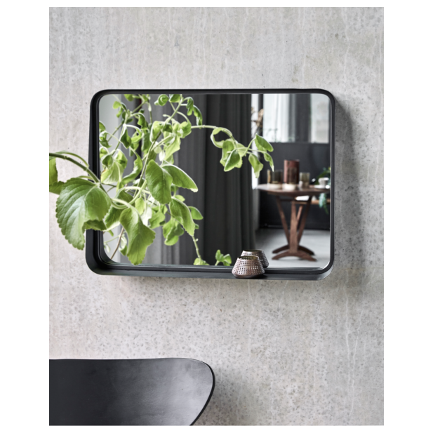 Espejo PEJO 60x45 cm, Negro Antiguo -...