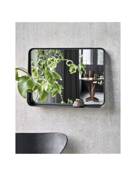 Espejo PEJO 60x45 cm, Negro Antiguo - House Doctor