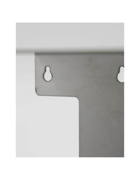 Estante BOOK, Acabado Plateado Cepillado - House Doctor