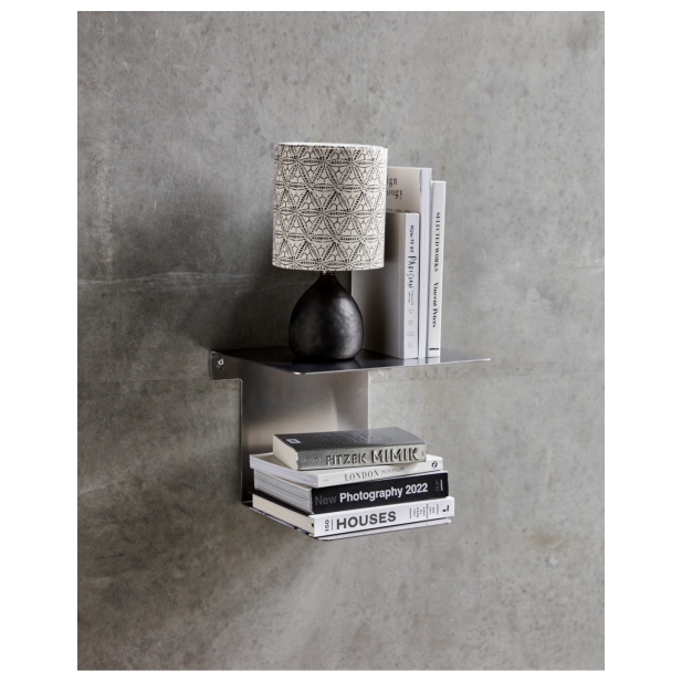 Estante BOOK, Acabado Plateado...